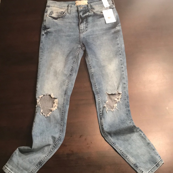 NWT Free People high rise skinny jeans. Sz 26 - Picture 5 of 6
